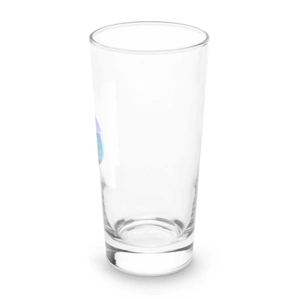 shop hrkのインクアートグラス【smokey blue】 Long Sized Water Glass :right