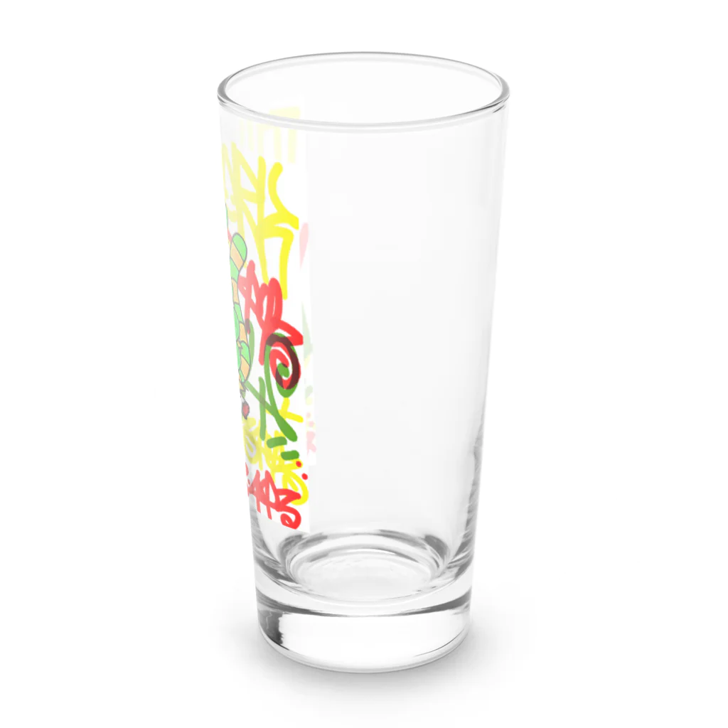 NOOBのグリーンモンスター GRAFFITI グラフィティ Long Sized Water Glass :right