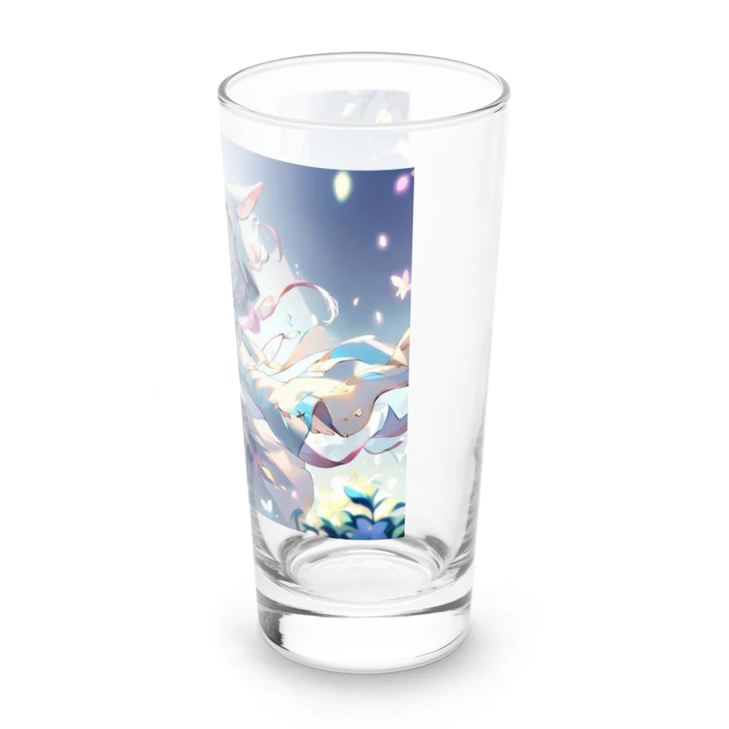 はるちゃん|AIイラスト垢のかわいいゴースト Long Sized Water Glass :right