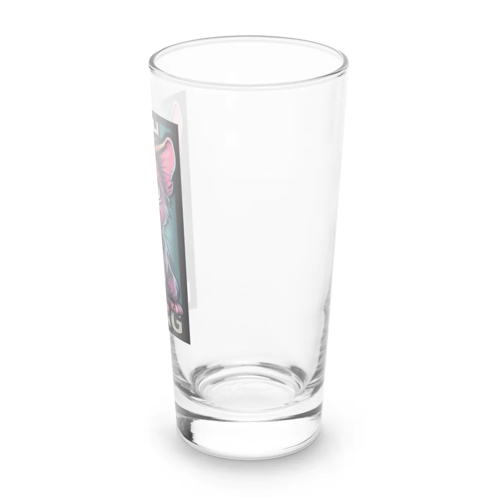 ブサカワアニマルのブサカワアニマル『ワワ』 Long Sized Water Glass :right