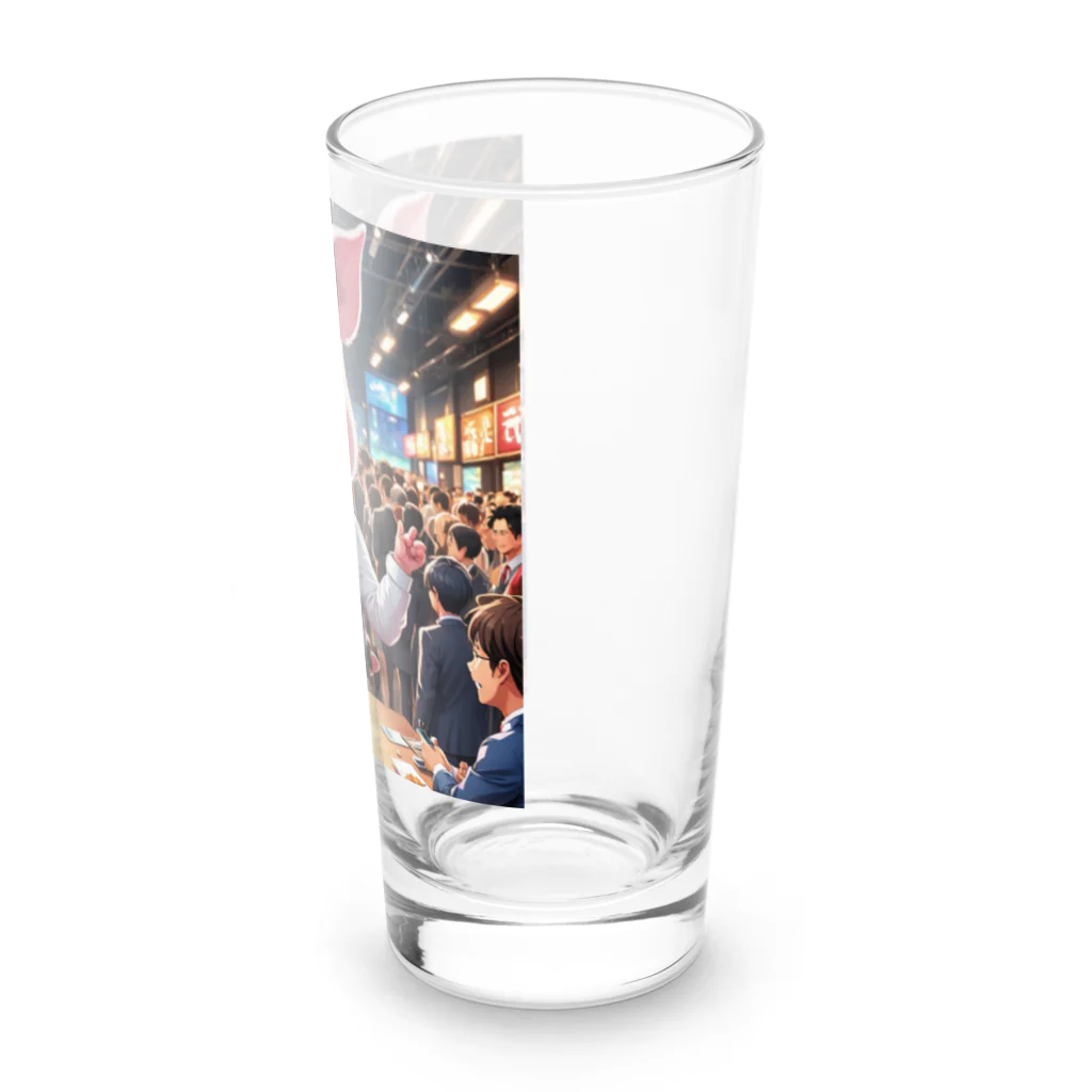 MTHの社内イベントの企画をするミニブタ Long Sized Water Glass :right