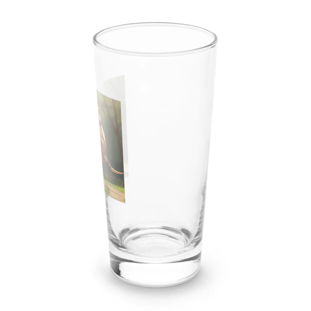 ganeshaのカンガループで空手体験 Long Sized Water Glass :right