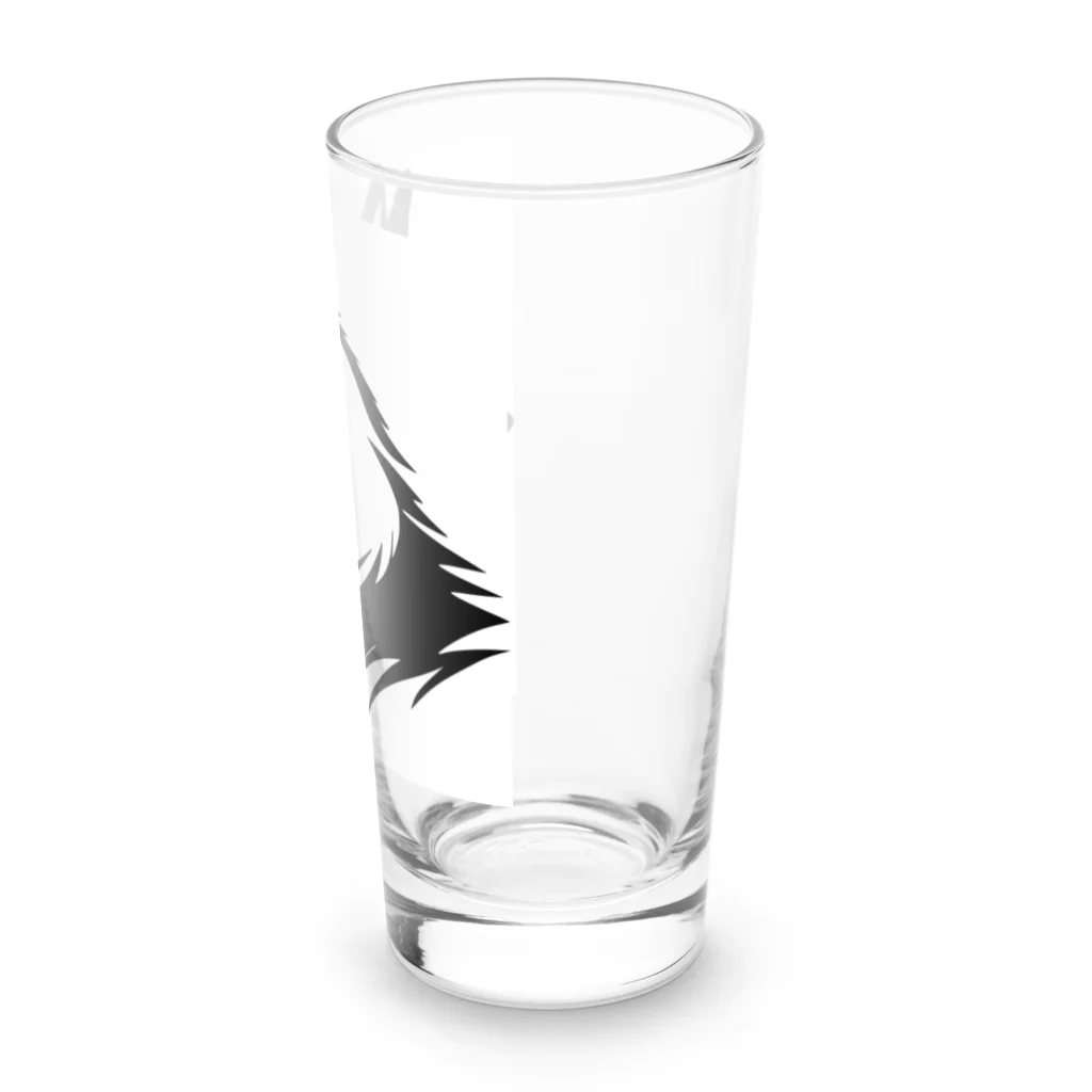 wolneko_keibaのウルフ（アイコン） Long Sized Water Glass :right