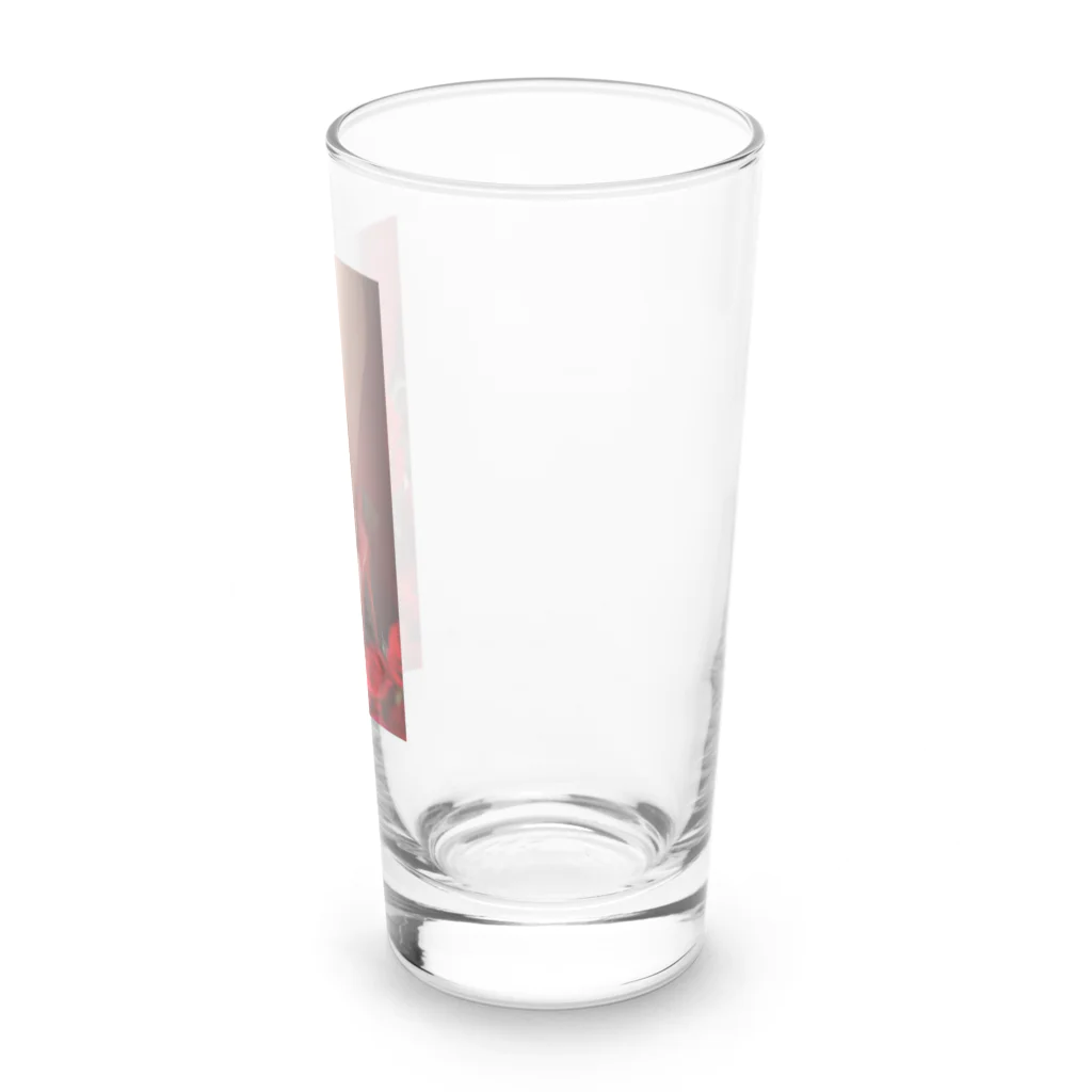 ニゴ猫　shopのred Rose heel  Long Sized Water Glass :right