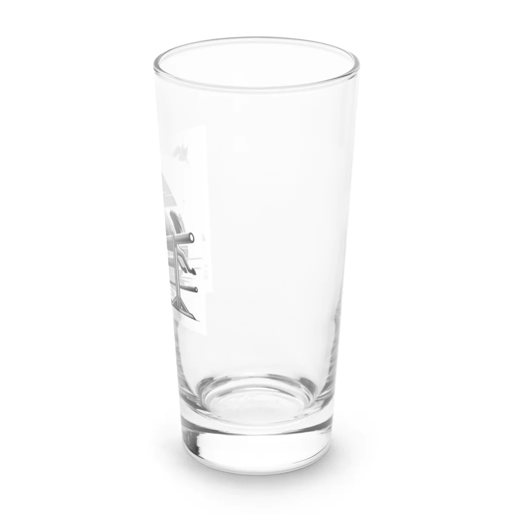 Seiji-Mの重力を超越して障害物を飛び越える競走馬 Long Sized Water Glass :right