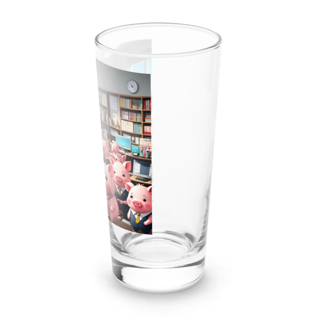 MTHの会社のらいんあっぷをするみにぶた管理製品 Long Sized Water Glass :right