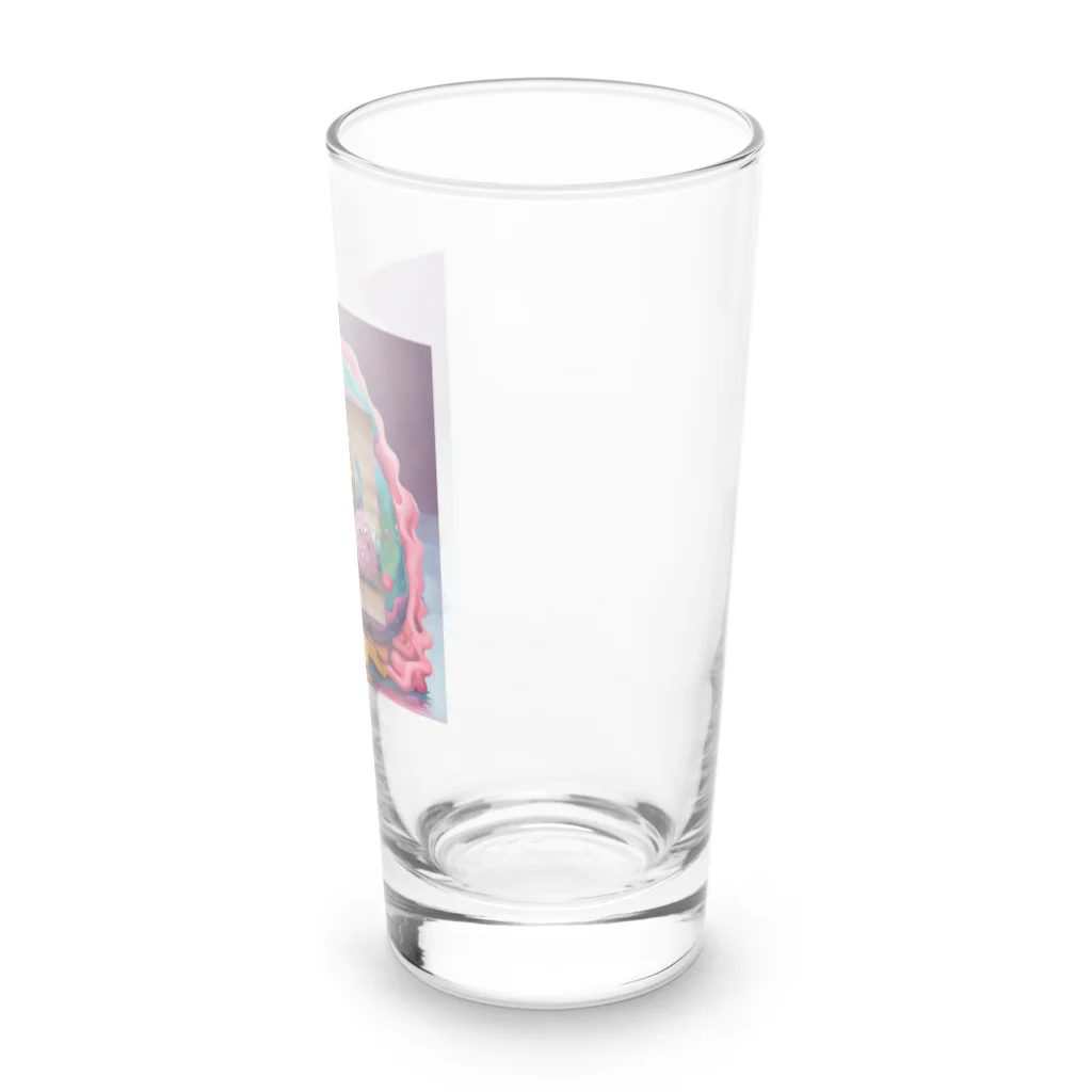 112357baのキモカワ生き物 Long Sized Water Glass :right