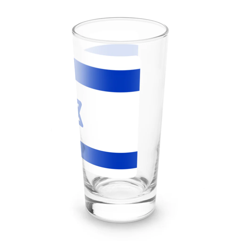 お絵かき屋さんのイスラエルの国旗 Long Sized Water Glass :right