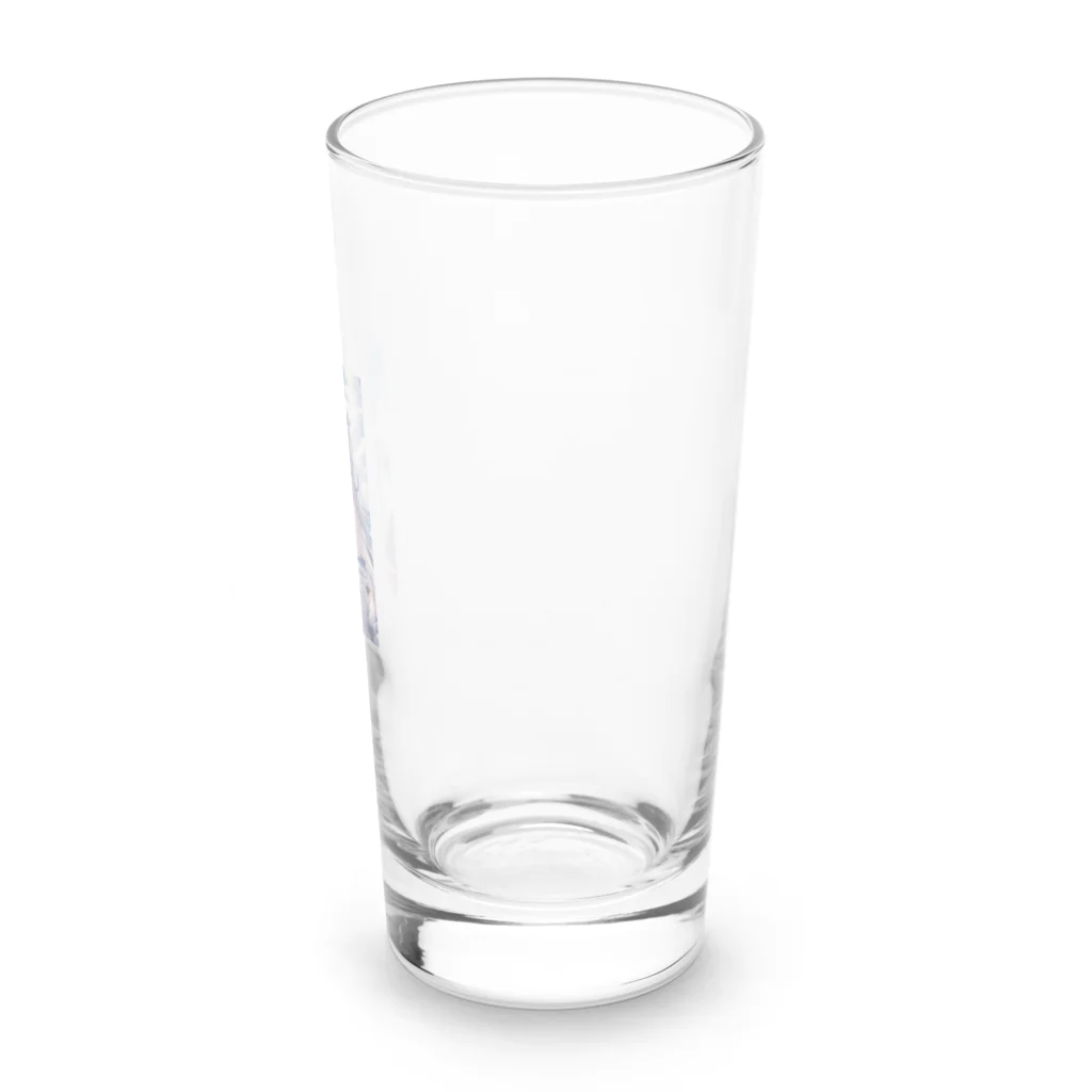 巫女スタぐらむの日本刀をもった美少女 Long Sized Water Glass :right