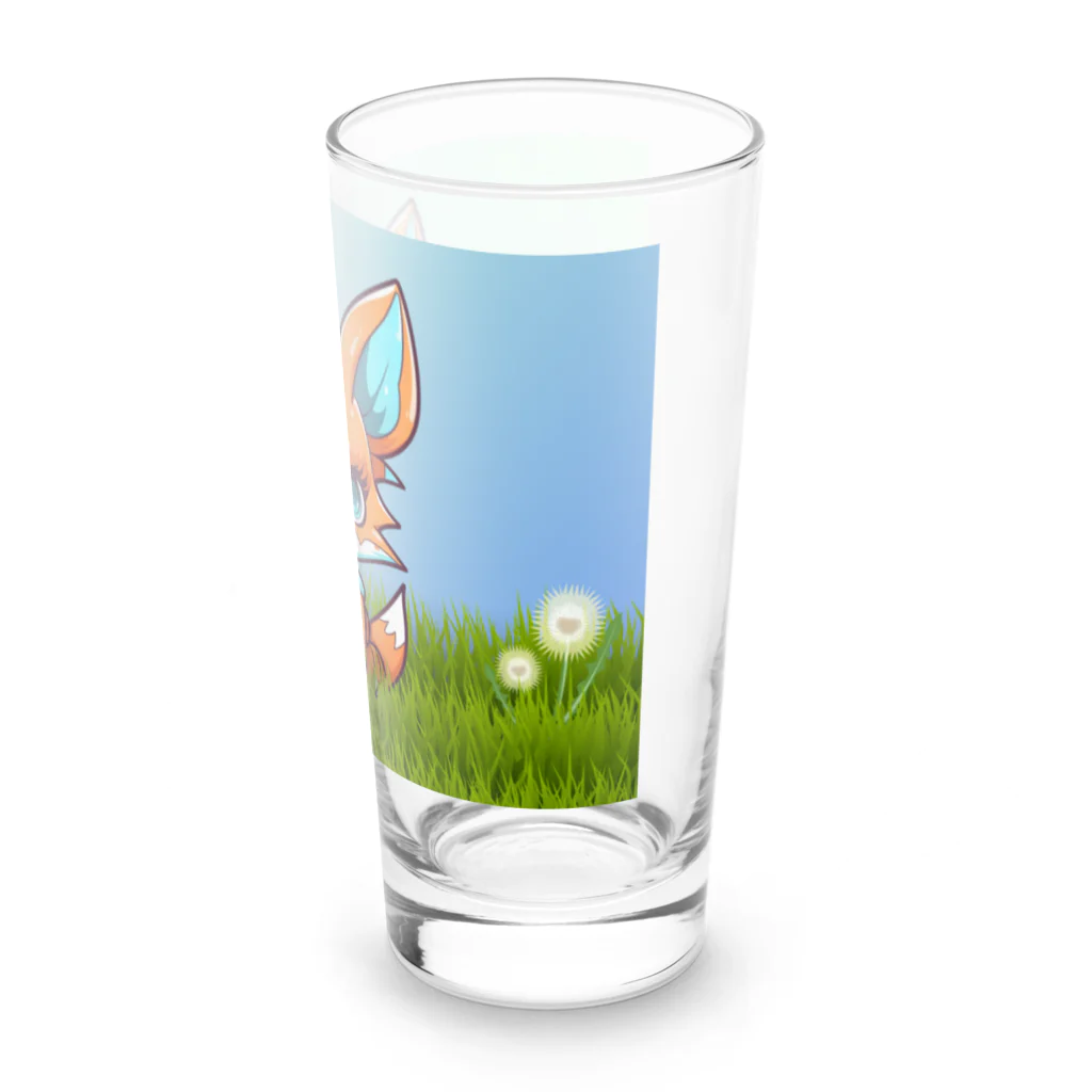 Vasetti_pressの可愛いキツネ Long Sized Water Glass :right