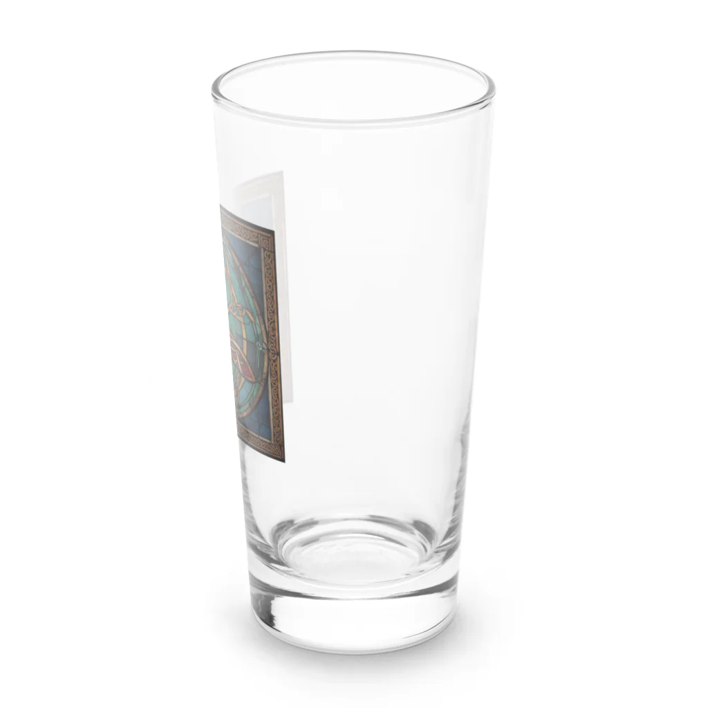 ganeshaのケルトの結び目工芸ステンドグラス Long Sized Water Glass :right