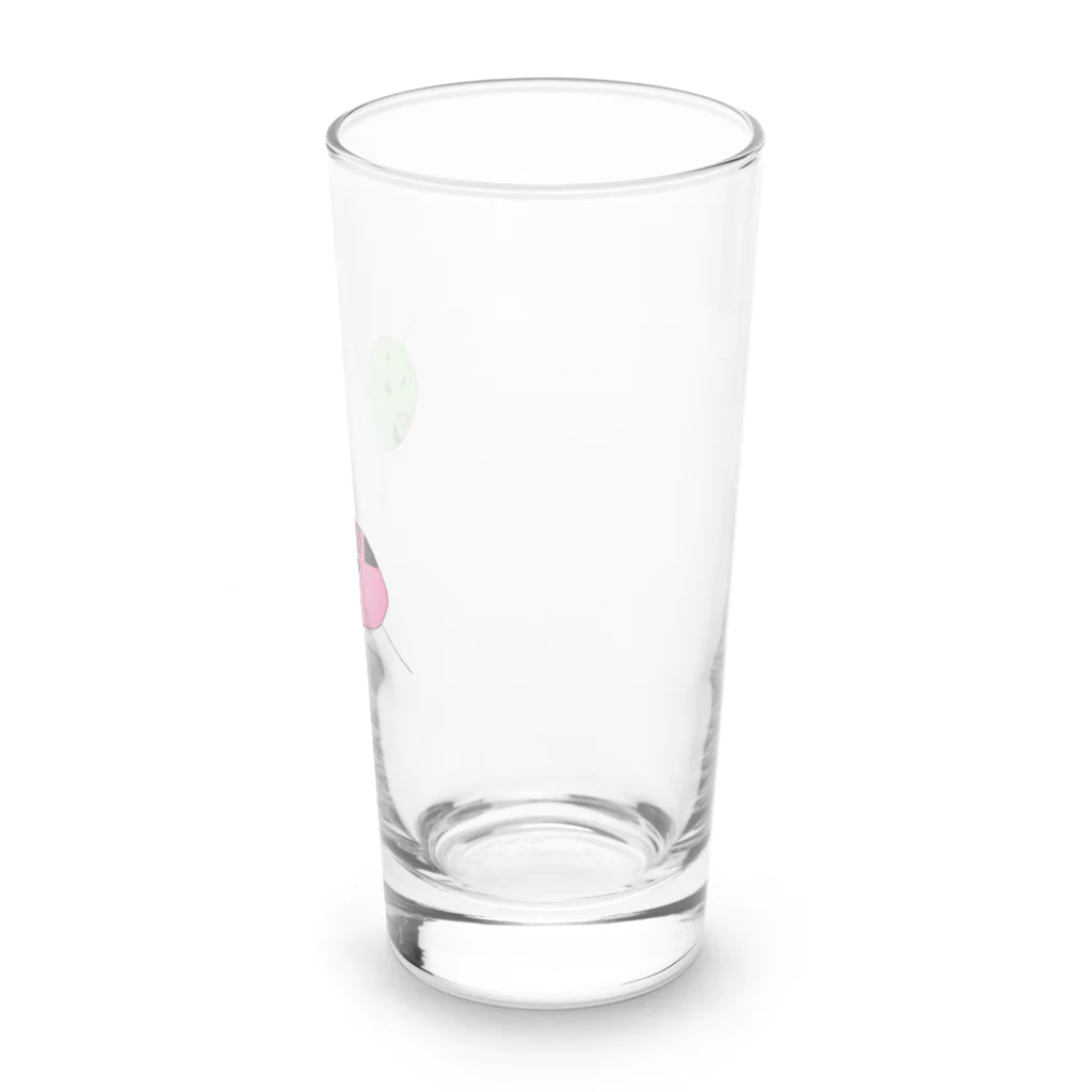 holly_birdsの【ばーず】シマエナガ団子 Long Sized Water Glass :right