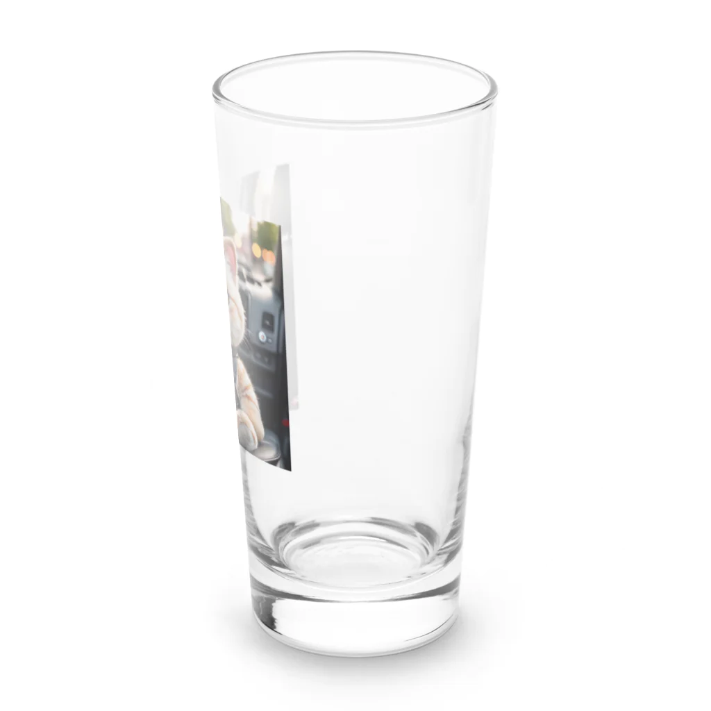 asnaynの車でお出かけネコちゃん Long Sized Water Glass :right