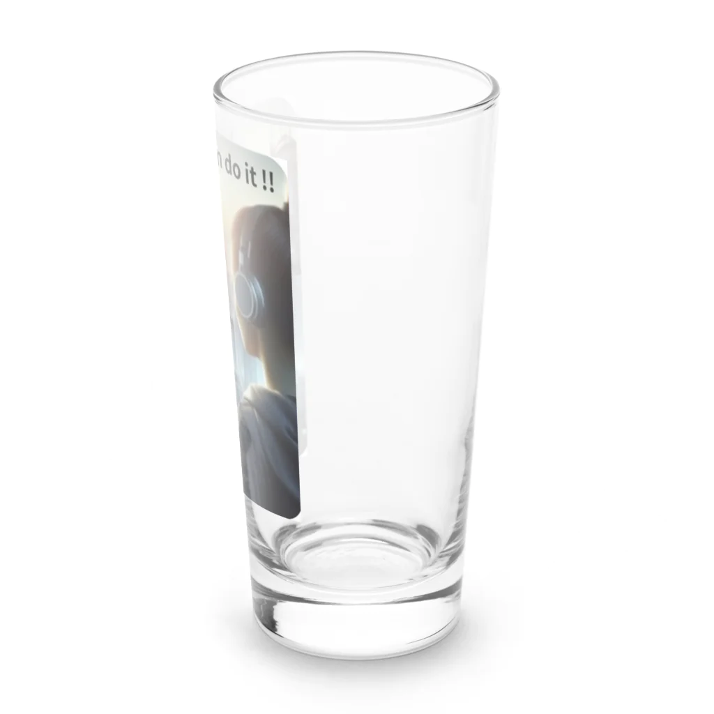 ERISAのYou can do it Long Sized Water Glass :right