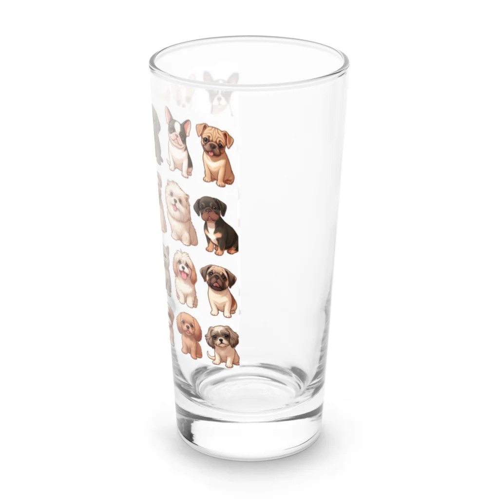 wankoyのカワイイわんこたち Long Sized Water Glass :right