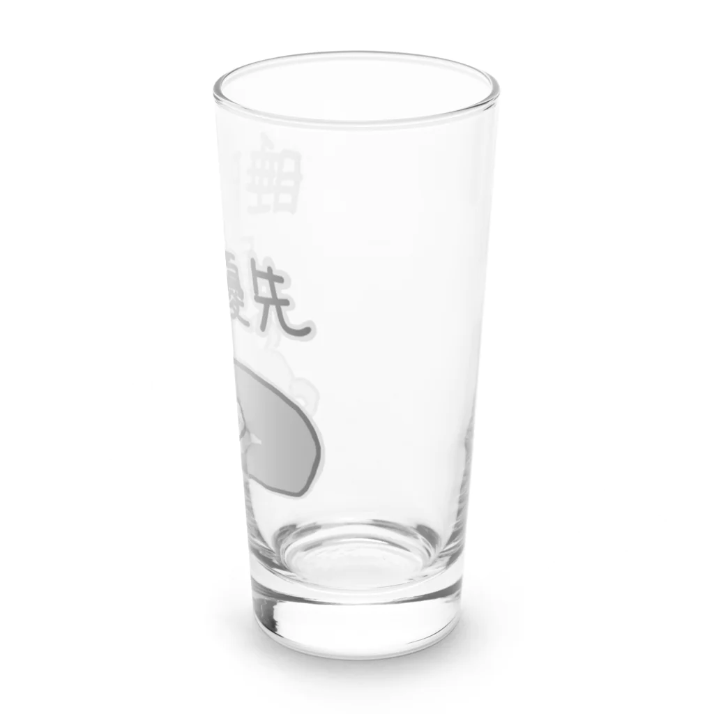 いきものや　のの（別館）の睡眠最優先【コアラ】 Long Sized Water Glass :right