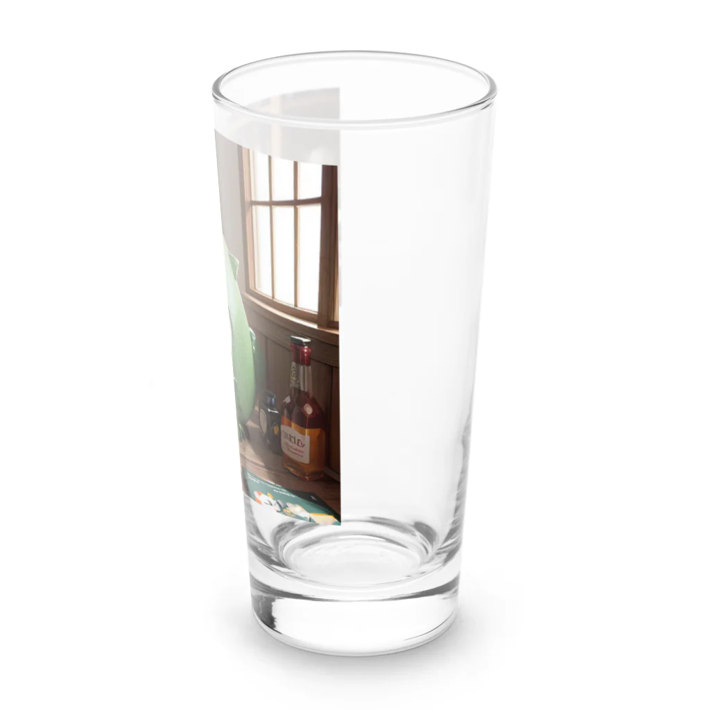 LONGSTONEのモンスターフィギュア　グリーンエッグ Long Sized Water Glass :right