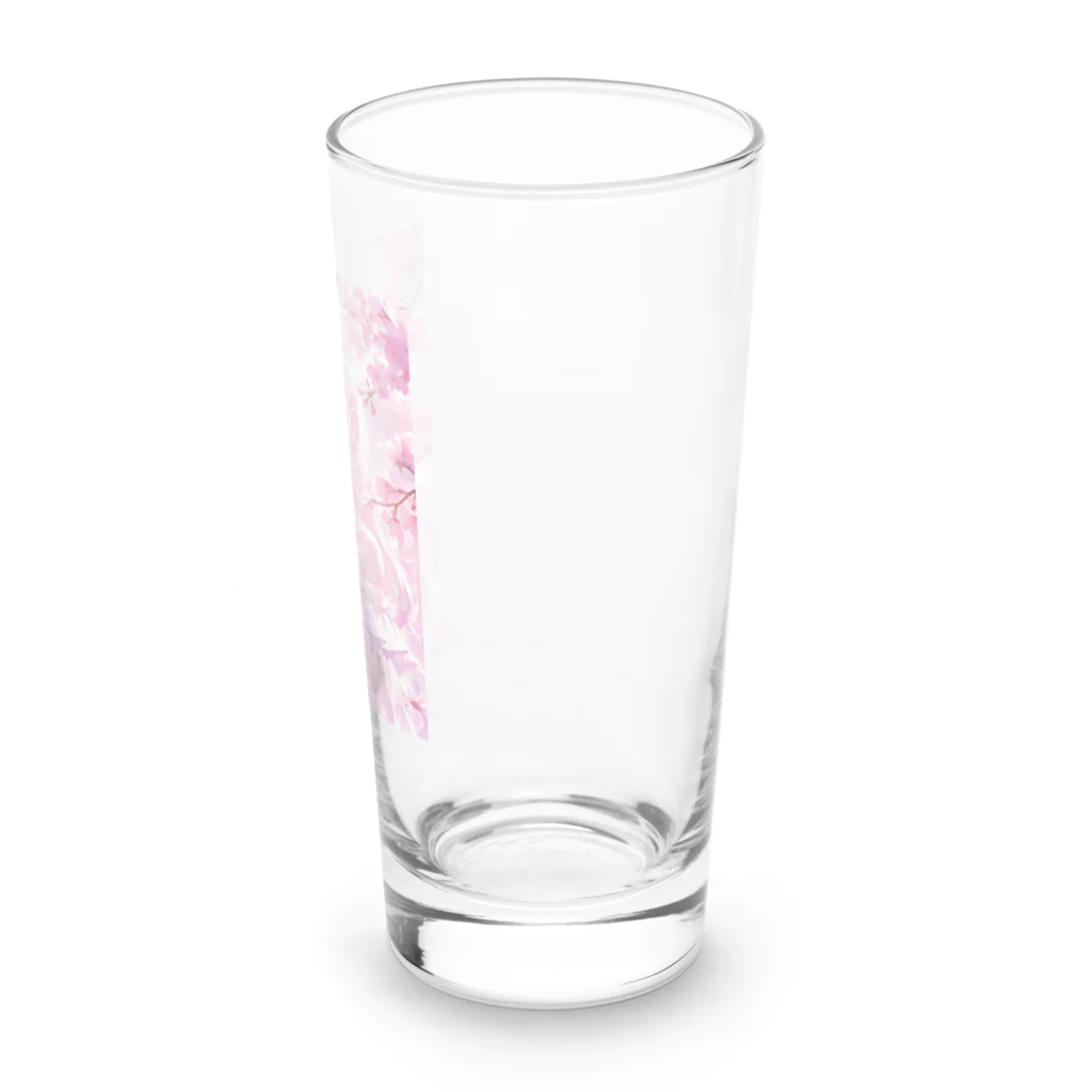 AQUAMETAVERSEの桜の下の少女幸せいっぱい　なでしこ1478 Long Sized Water Glass :right