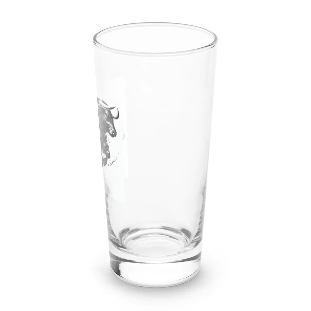 JBの水墨牛 Long Sized Water Glass :right