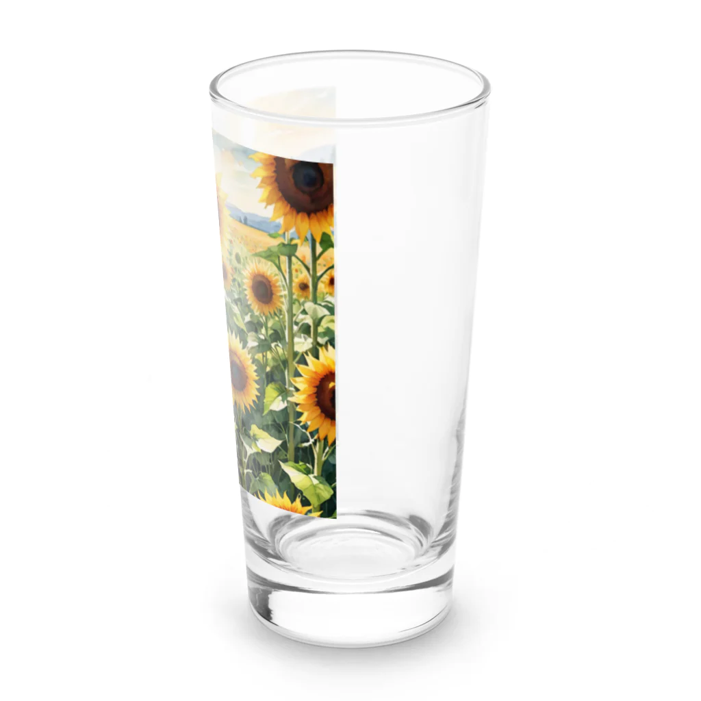 LOGOstylesの変わらぬ　ひまわり Long Sized Water Glass :right