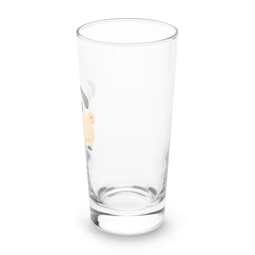 uu_uのパグ Long Sized Water Glass :right