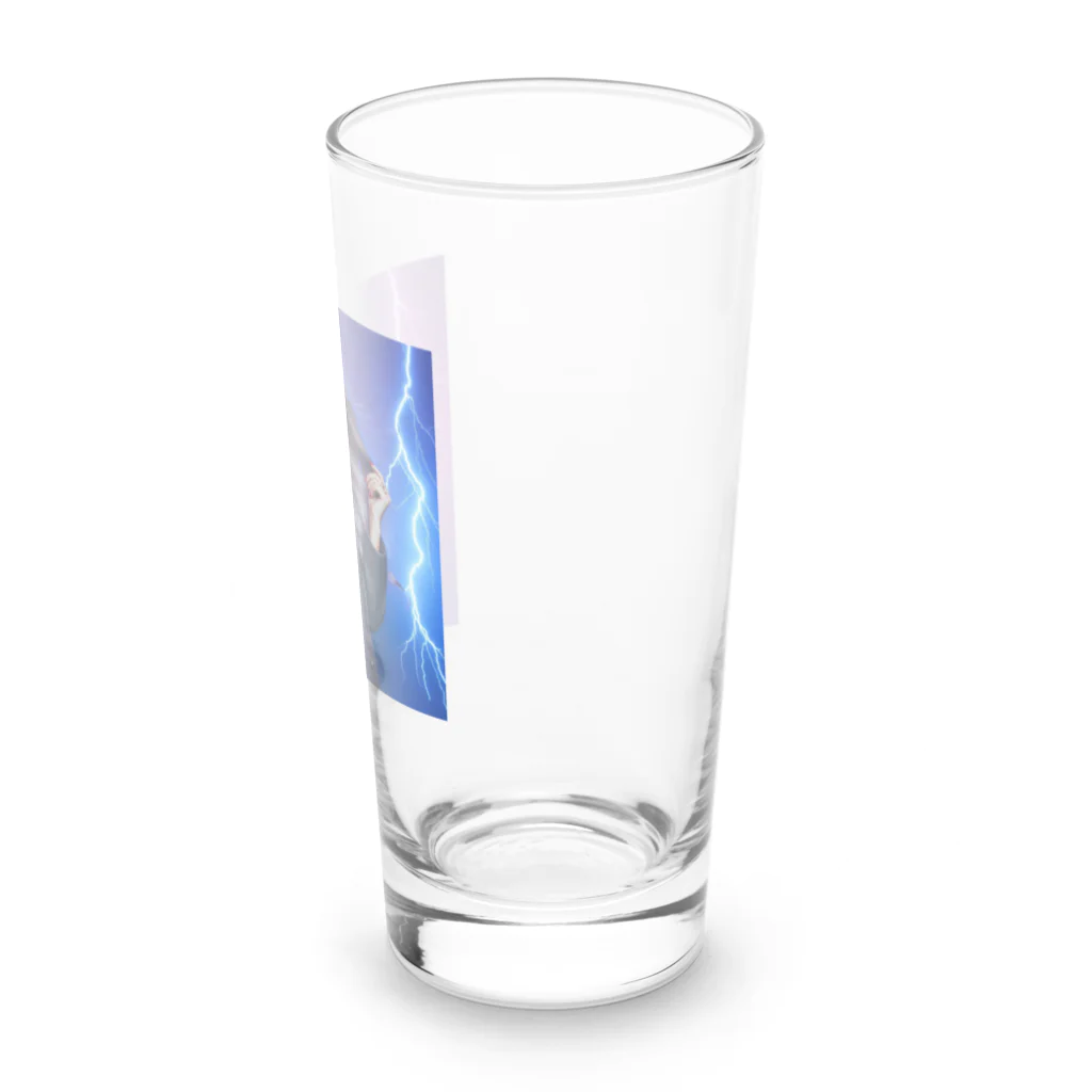 玉ねぎんのライジングガール Long Sized Water Glass :right