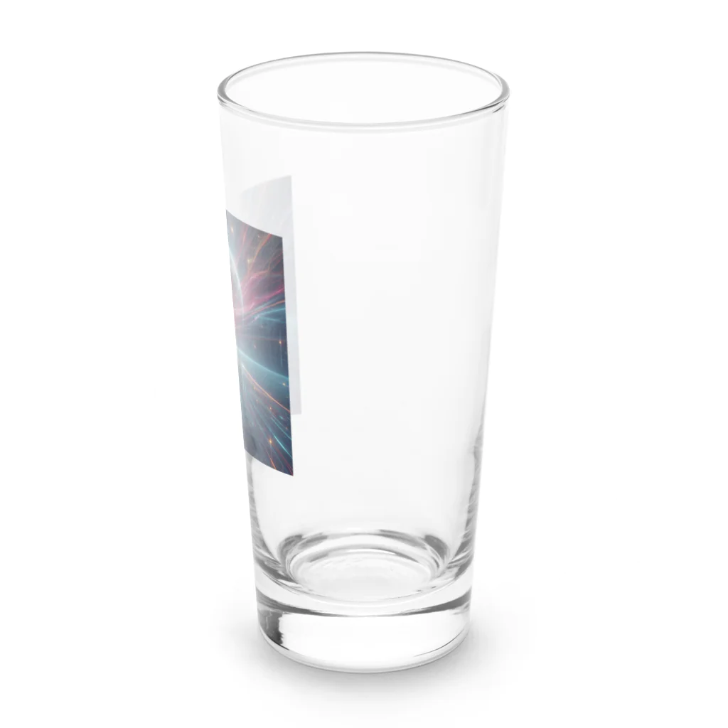 chikokuma76の宇宙の美しい未来を切り開く月の輝き✨ Long Sized Water Glass :right