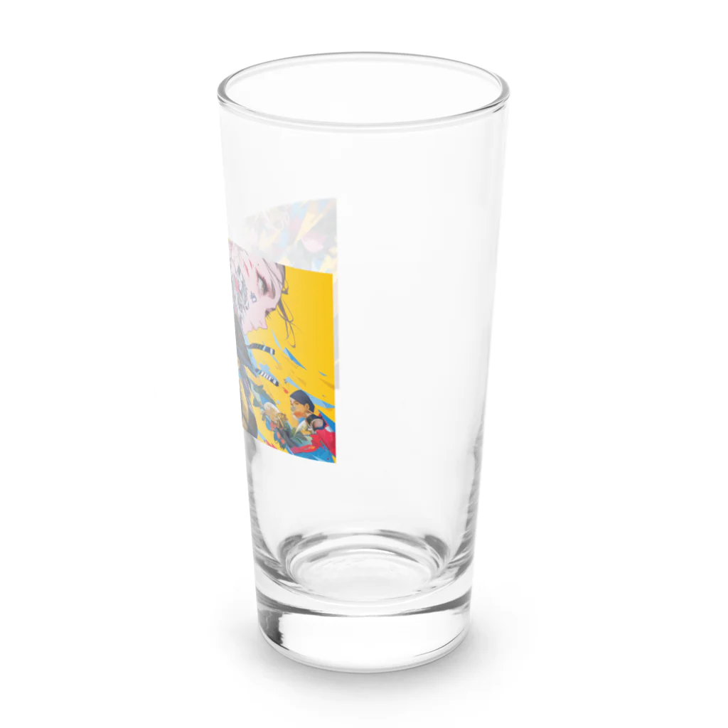 chill.lofi4545の原色イエロー Long Sized Water Glass :right