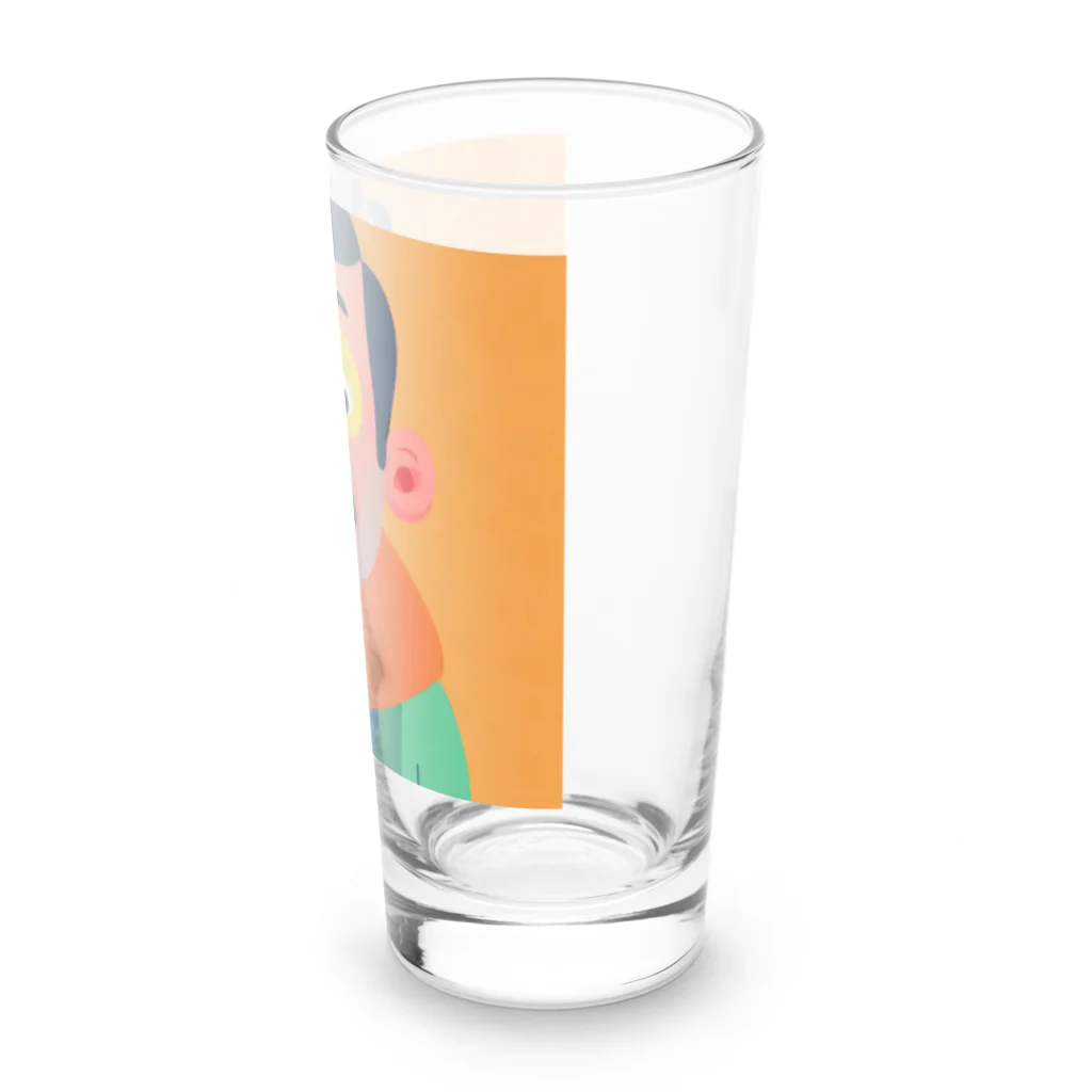 JINPACHIの努力家な男 Long Sized Water Glass :right