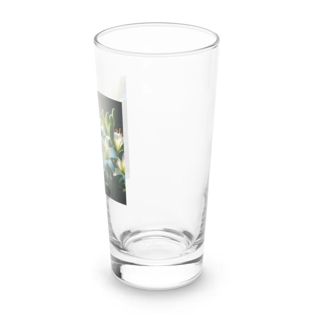 su-toの4月28日の誕生花　スカシユリ Long Sized Water Glass :right