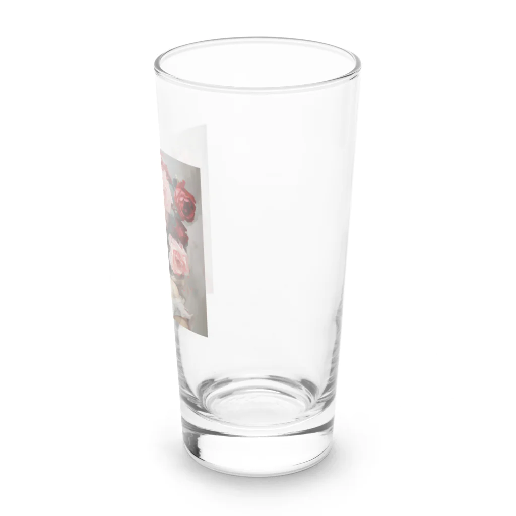 AQUAMETAVERSEのバラの花飾り　なでしこ1478 Long Sized Water Glass :right