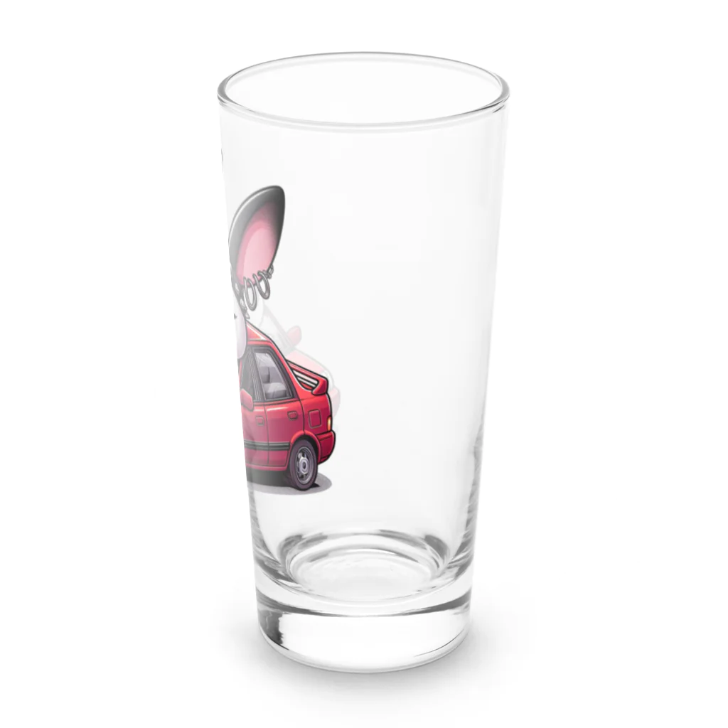 momonekokoのエモいウサギ Long Sized Water Glass :right