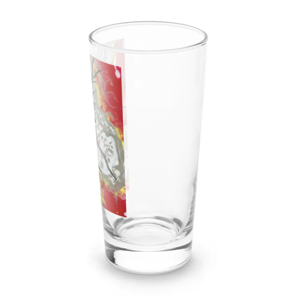 にゃぁのお店の龍 Long Sized Water Glass :right