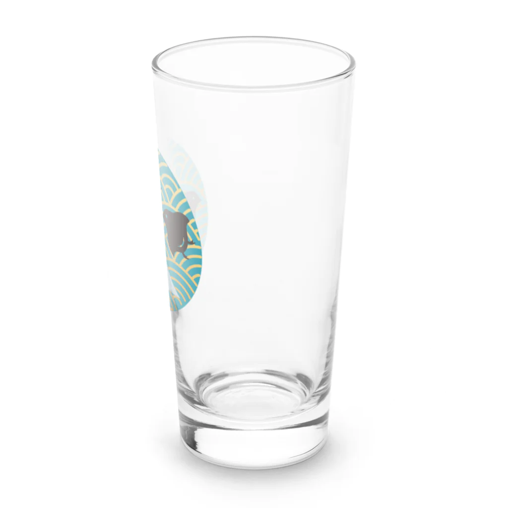 R's Market コトリちゃんのちどりちゃんと富士山 Long Sized Water Glass :right