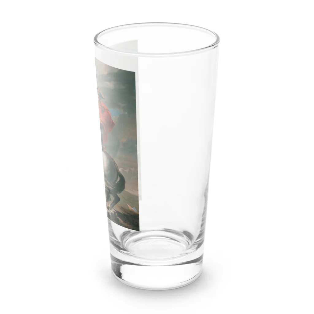 世界美術商店のサン＝ベルナール峠を越えるボナパルト Long Sized Water Glass :right