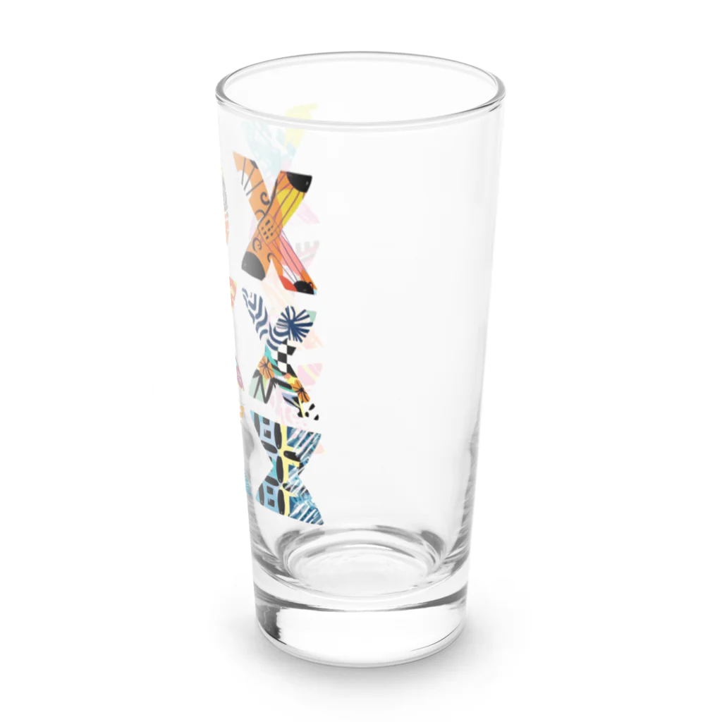 Chi3のxxxxxxxx カラフル・クロス：多様性の融合 Long Sized Water Glass :right