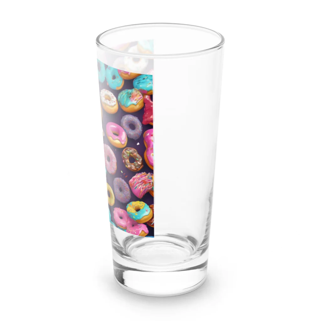 piasのオリジナルグッズアイテム通販のしあわせのドーナツたち Long Sized Water Glass :right