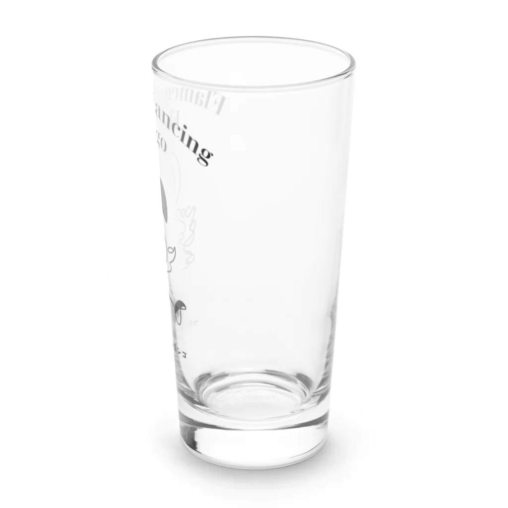 SmileSpiceのフラメンコするフラミンゴ Long Sized Water Glass :right