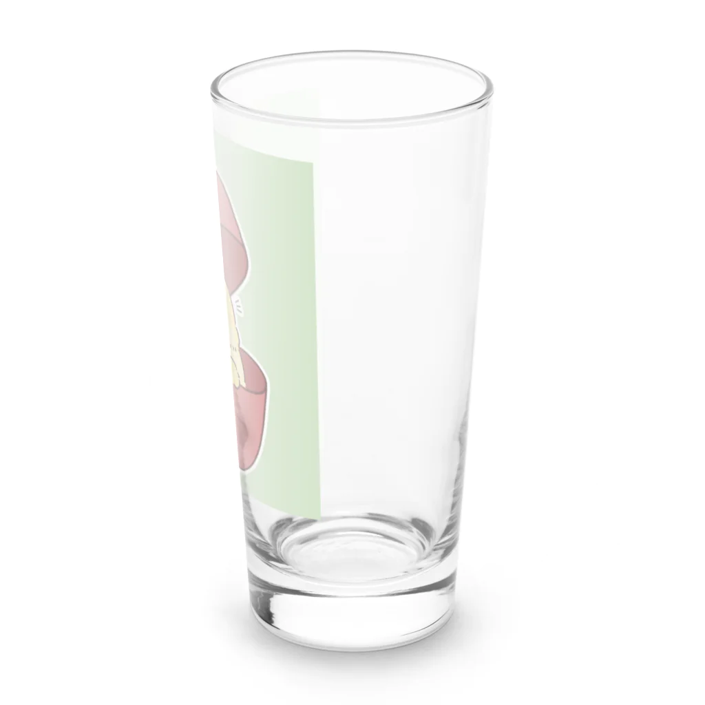 ゆずぷるのりんごの中からこんにちは！（雑貨） Long Sized Water Glass :right