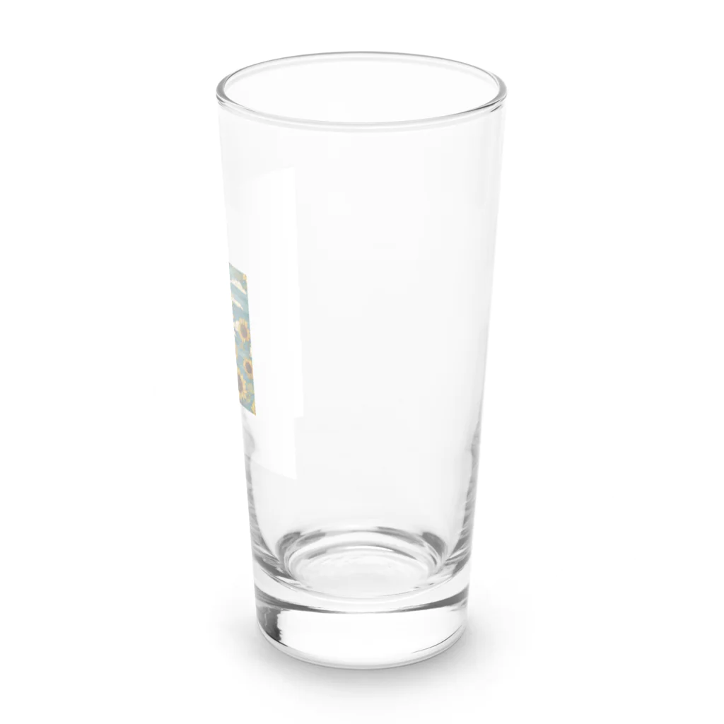 幸運招来の太陽さん Long Sized Water Glass :right