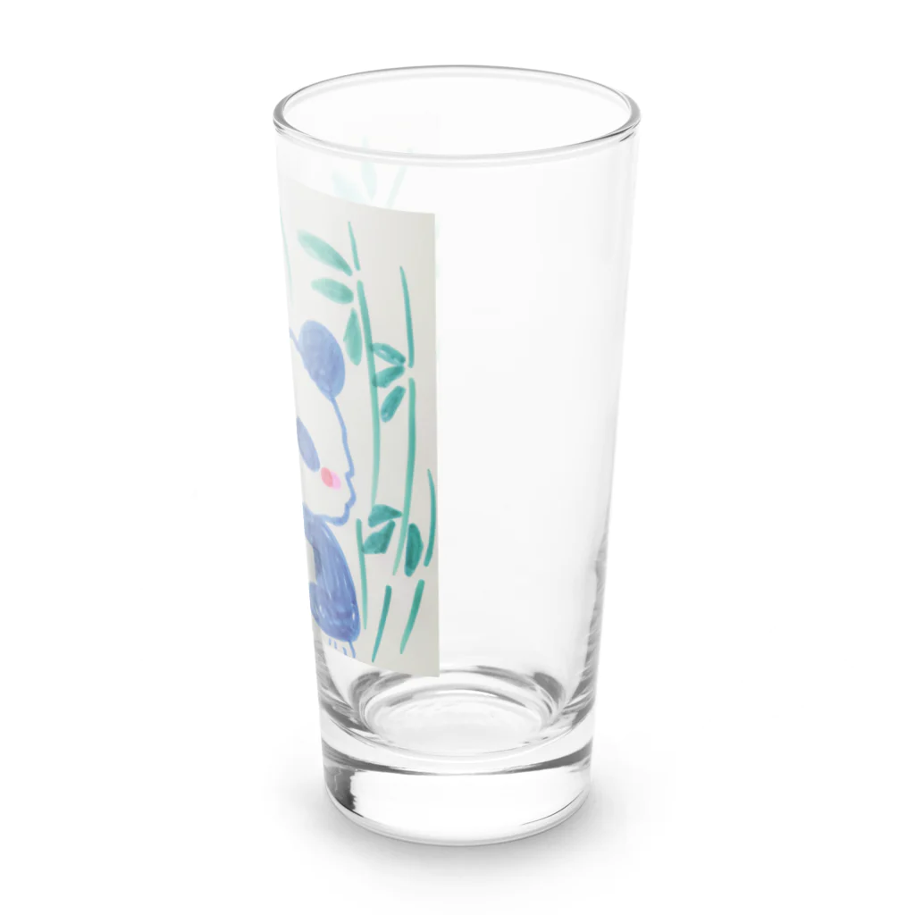 モチクマのモフモフパンダ君 Long Sized Water Glass :right