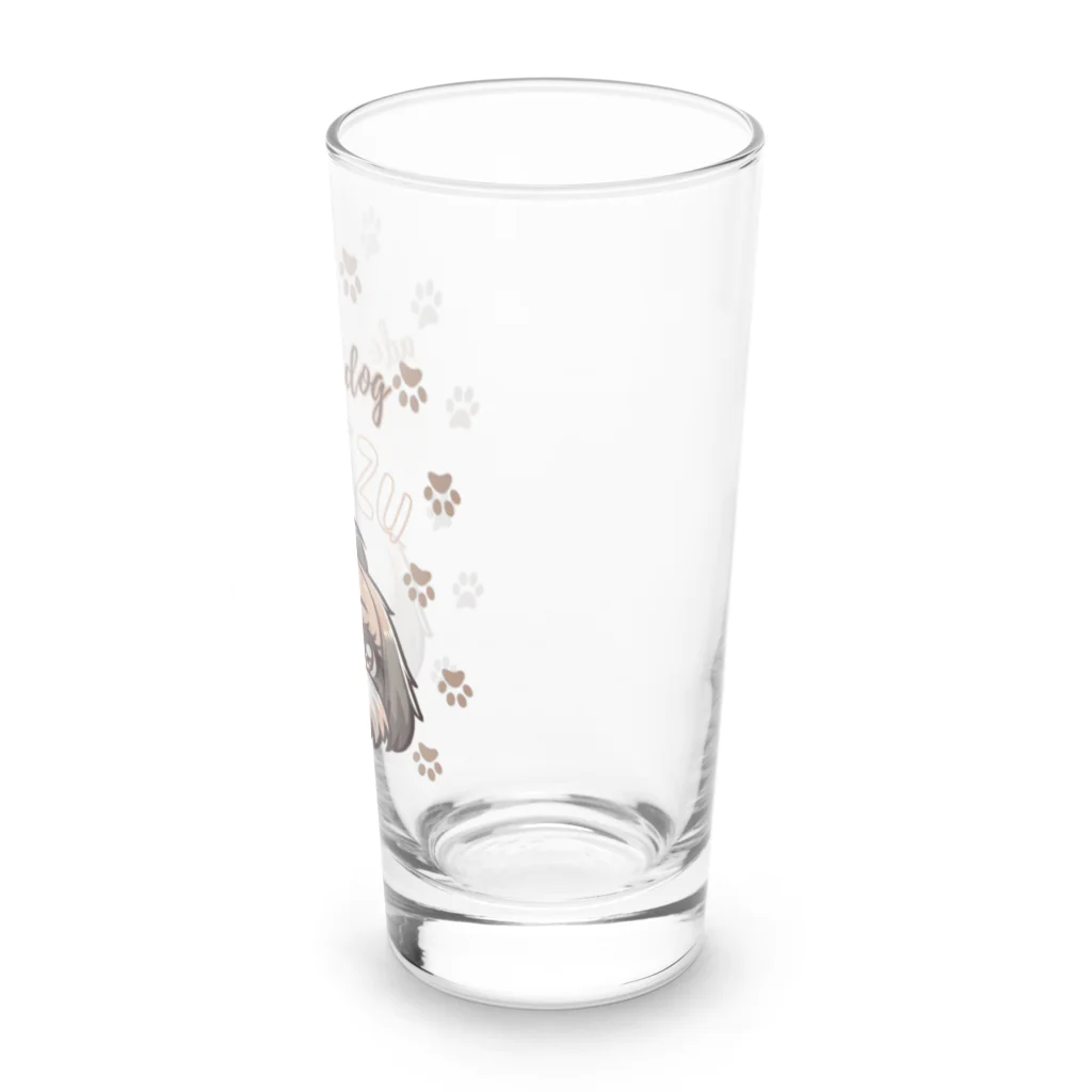 furebuhi　clubのadorable dog　SHIH TZU　（シーズー） Long Sized Water Glass :right