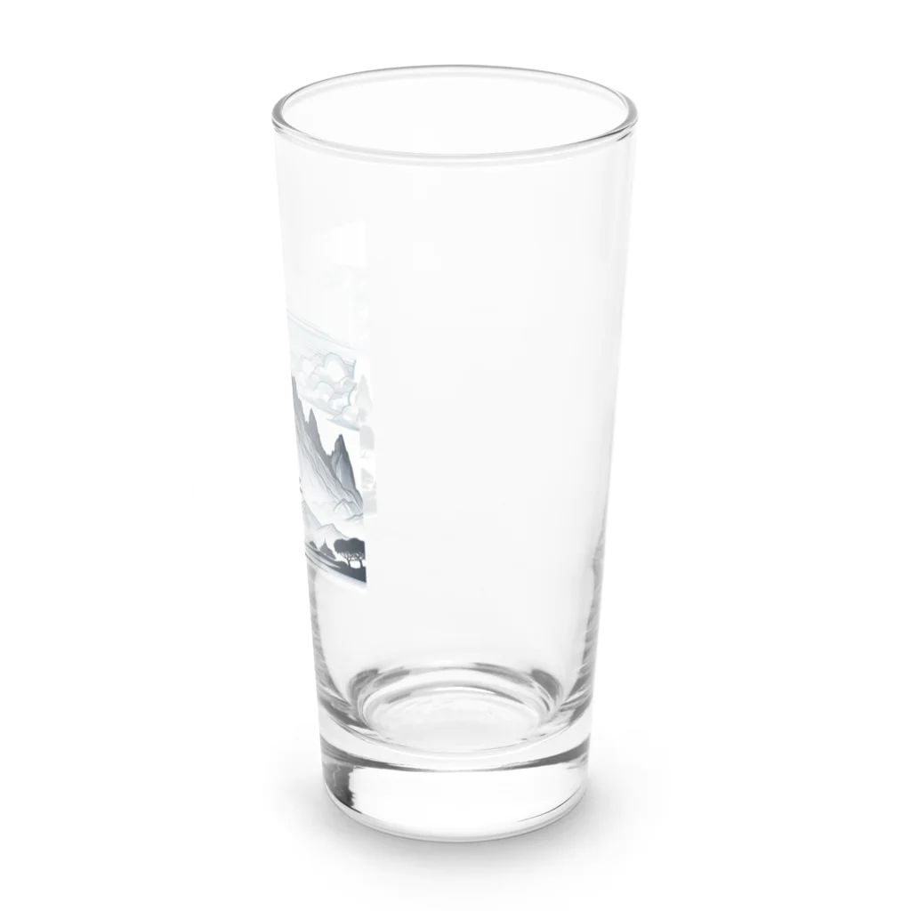 Qten369の甲賀の里 Long Sized Water Glass :right