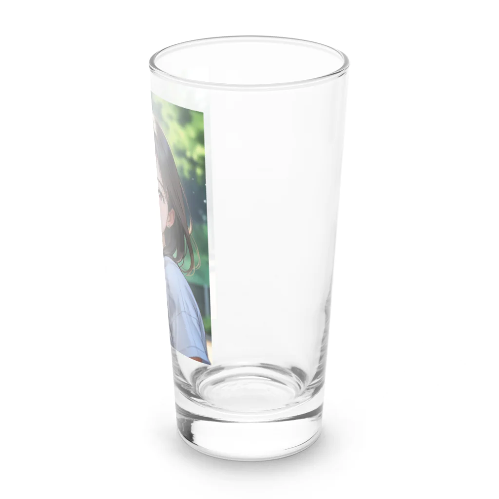 ZZRR12の元気をもらえる笑顔 Long Sized Water Glass :right