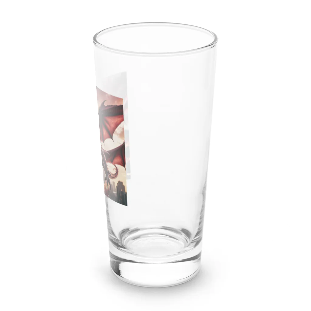 幻想都市の真紅のドラゴン Long Sized Water Glass :right