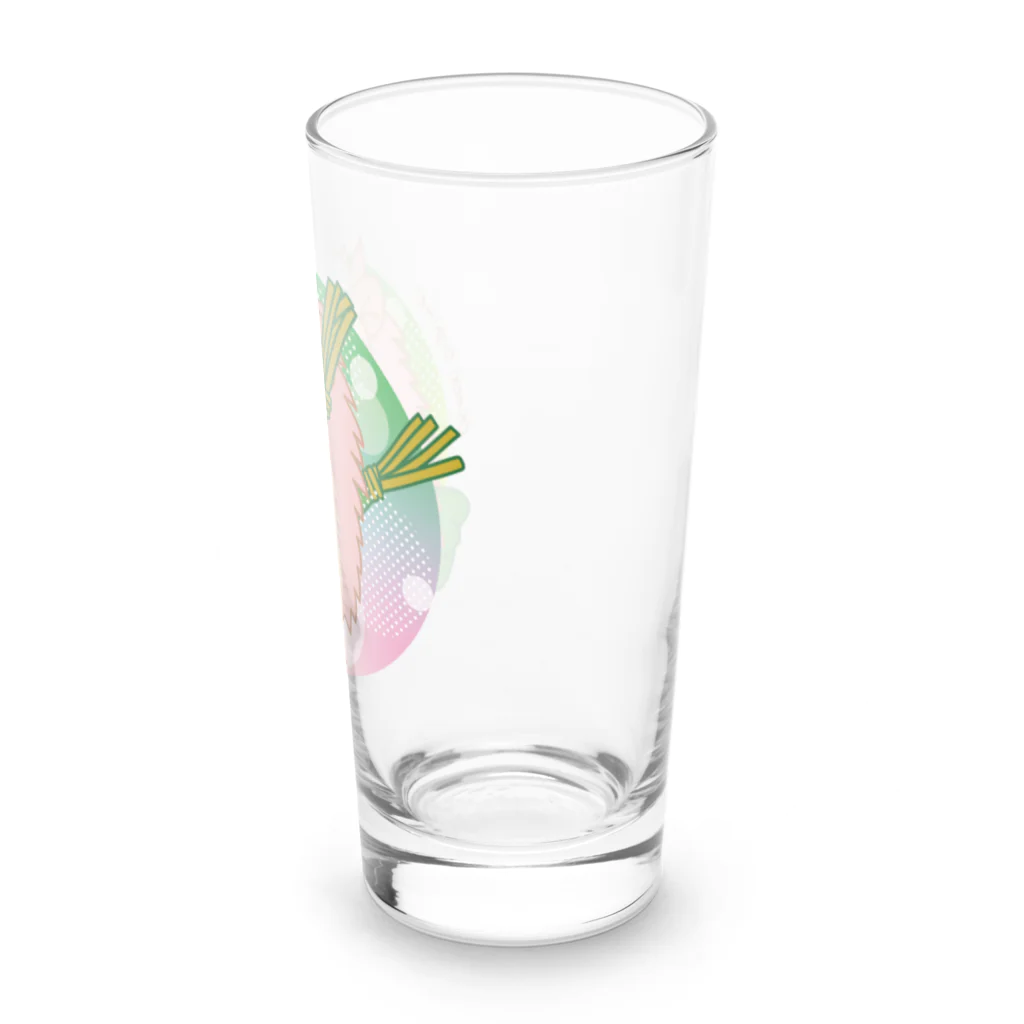 さちあきのおみせの季節のちまきハリネズミ Long Sized Water Glass :right