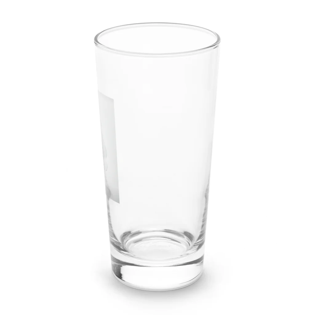 びすけのお洒落して Long Sized Water Glass :right