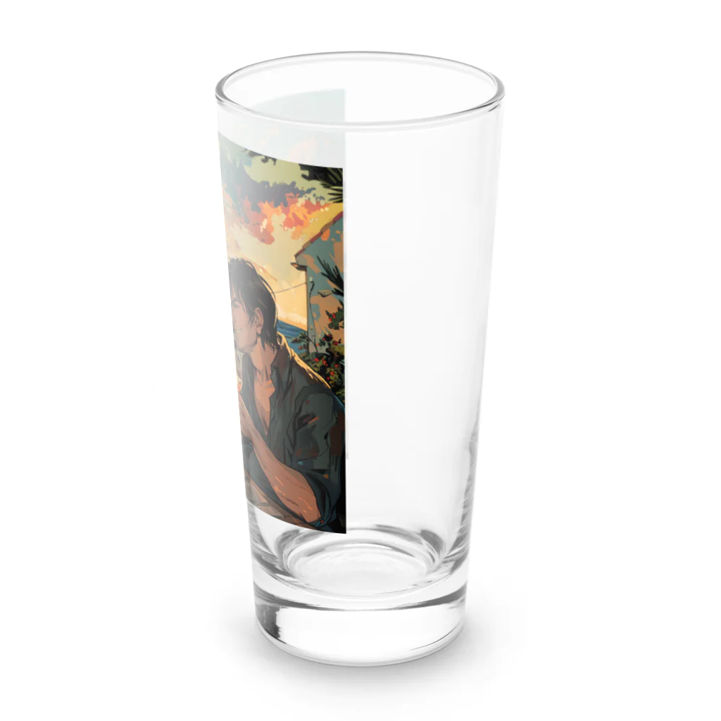 AQUAMETAVERSEのコルシカ島・ワインで乾杯　Tomoe bb 2712 Long Sized Water Glass :right