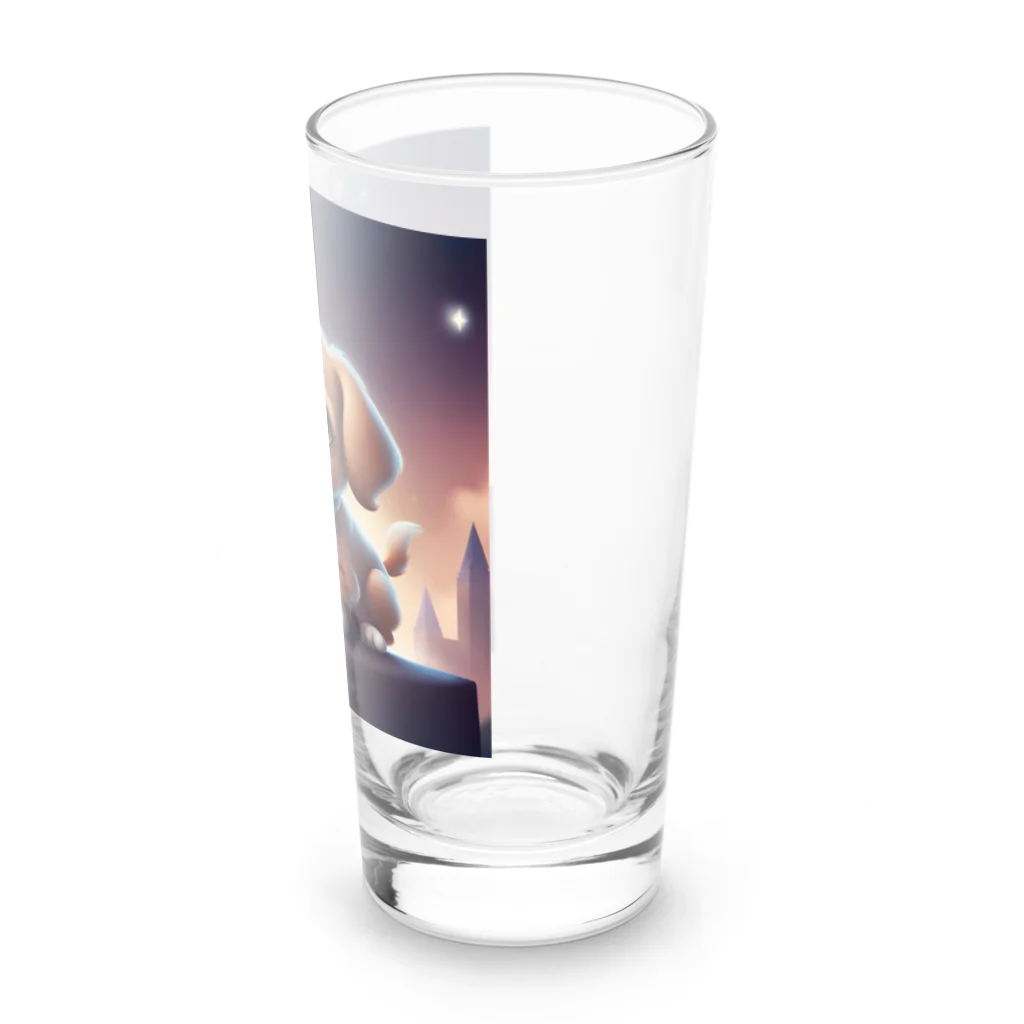 Void Dogの目が輝くかわいい小型犬が登場🐶✨ Long Sized Water Glass :right