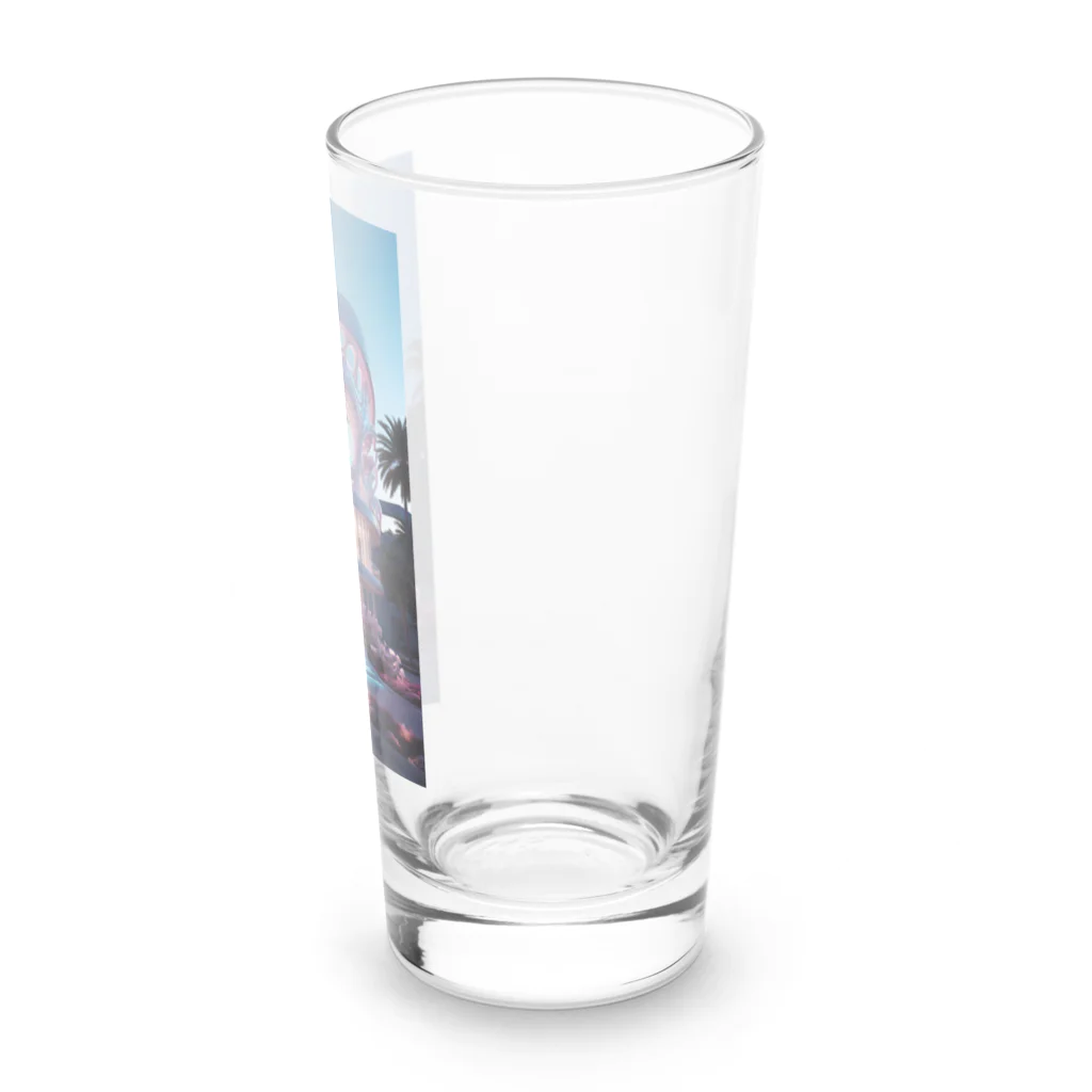 AQUAMETAVERSEの幻想的なお家アメジスト2846 Long Sized Water Glass :right